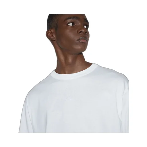 Cotton jersey T-shirt with embroidery