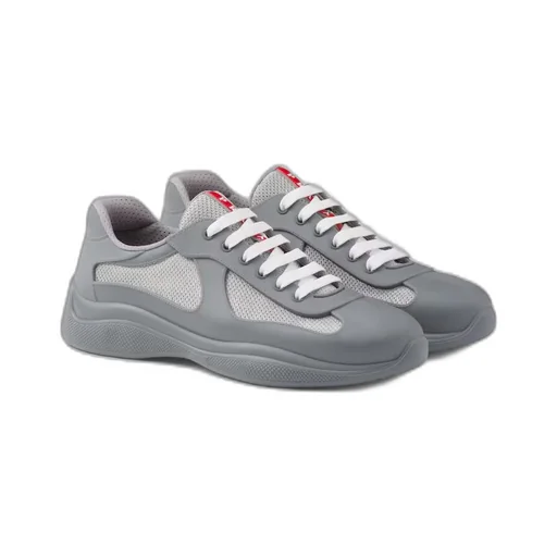 Prada America's Cup Soft rubber and bike fabric sneakers