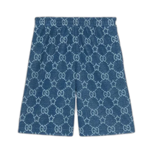 Children's GG stars cotton terry shorts