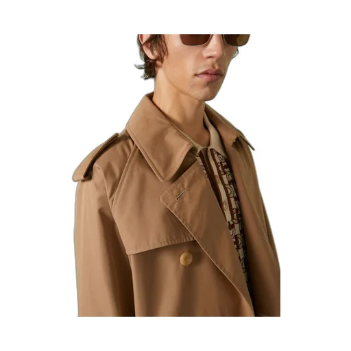 Gabardine trench coat