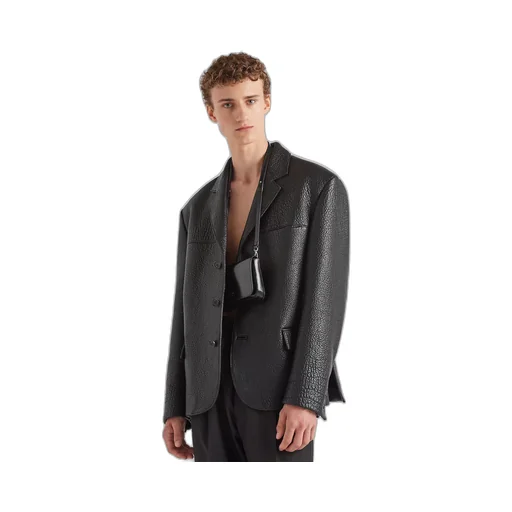 Nappa leather jacket