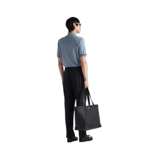 Wool polo shirt