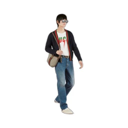 T-shirt with Gucci Blade print