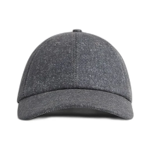 Printed Leather Flannel Cap