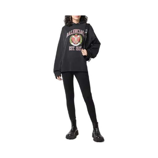 Est. 1917 College Logo Print Hoodie