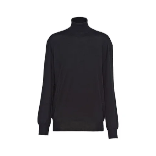 Cashmere and wool turtleneck sweater