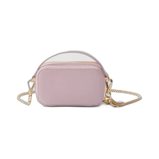 Saffiano leather mini-pouch