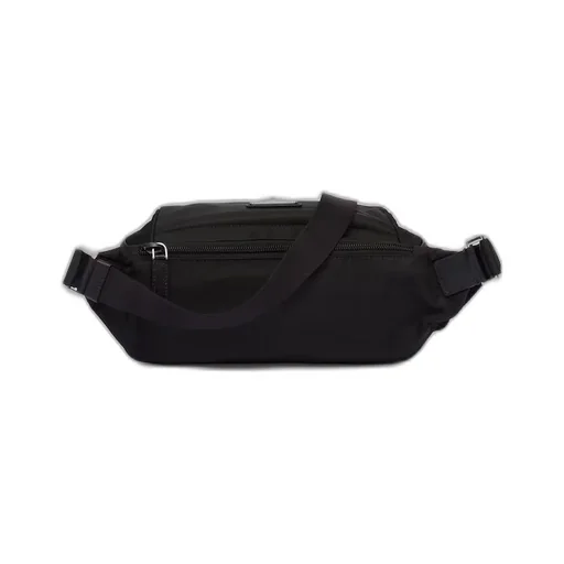 Re-Nylon and Saffiano leather shoulder bag