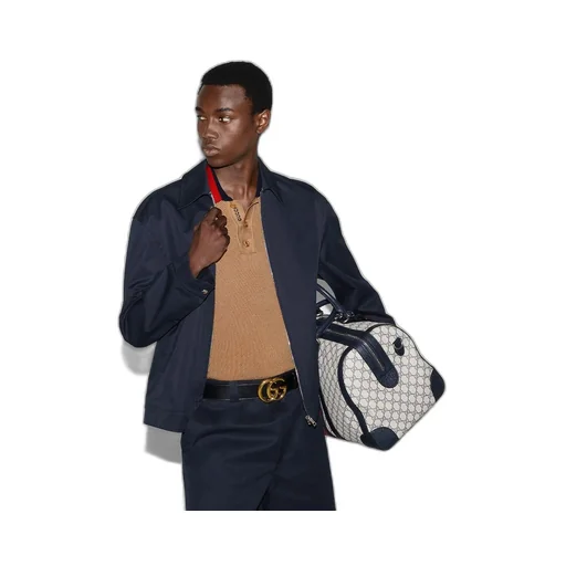 Piquet knit cotton polo shirt