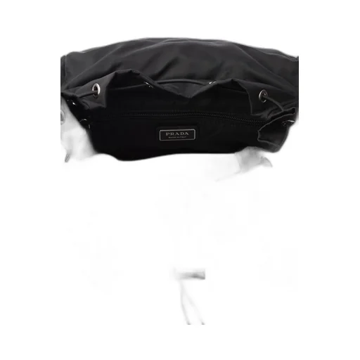 Re-Nylon and Saffiano leather backpack
