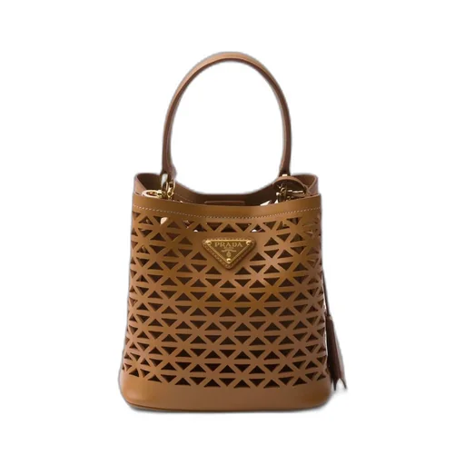 Prada Panier leather mini-bag with cut-out motif