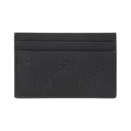 GG rubber-effect card case