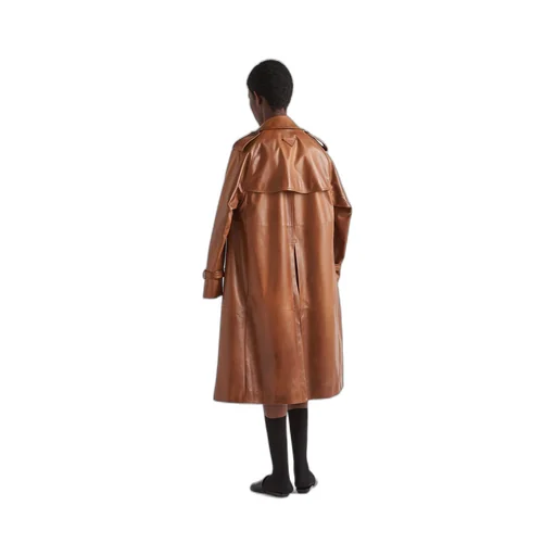 Nappa leather coat