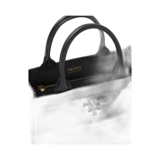 Mini Prada Symbole leather bag with stitching