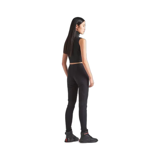 Tech Rec Re-Nylon piqué sleeveless top
