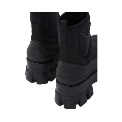 Monolith Re-Nylon gabardine boots