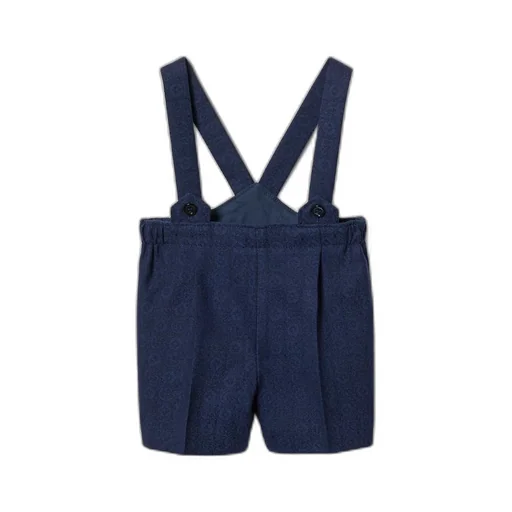 Baby Double G wool flannel overall