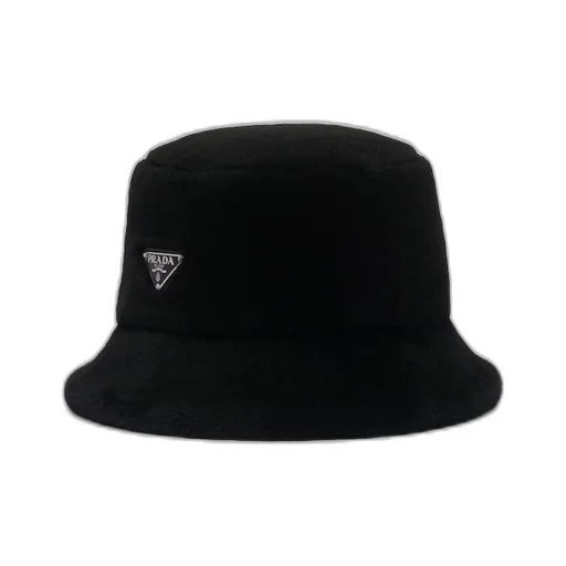 Shearling bucket hat