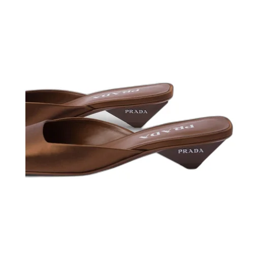 Satin mules