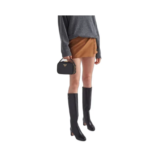 Leather boots