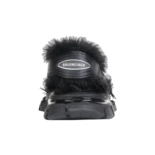 Track Fake Fur Sandal