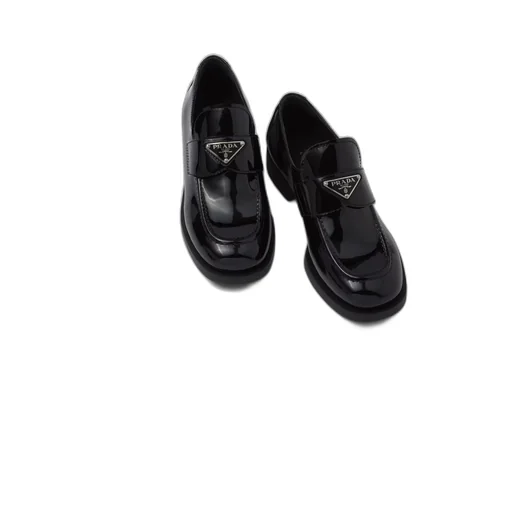 Patent-leather loafers