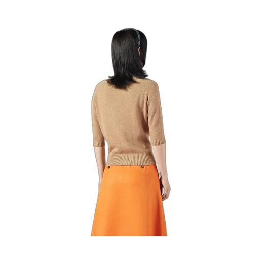 Cashmere top with Horsebit