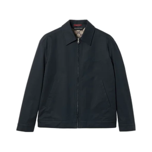 Cotton twill jacket with Web