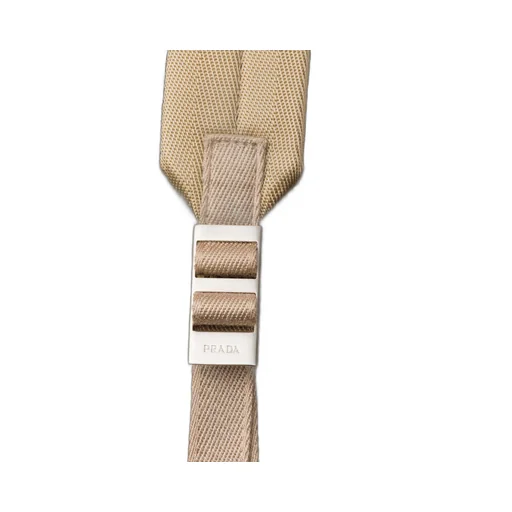 Re-Nylon and leather backpack