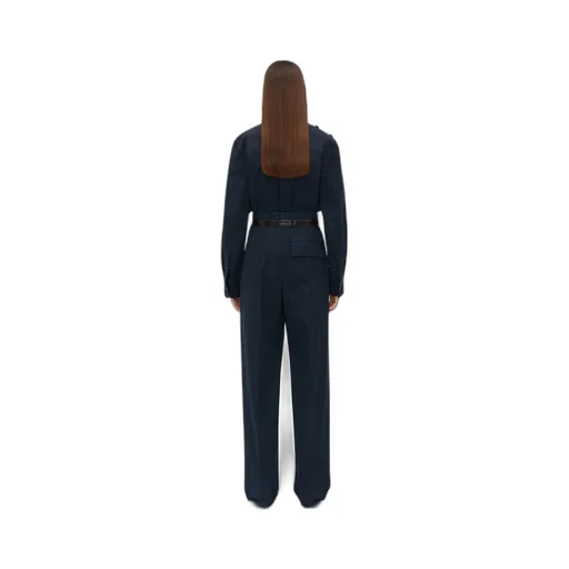 Light Cotton Twill Tapered Trousers