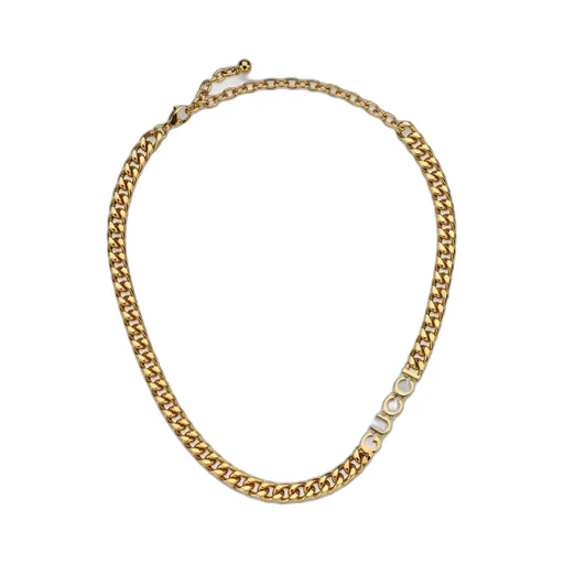 Chain necklace with Gucci script