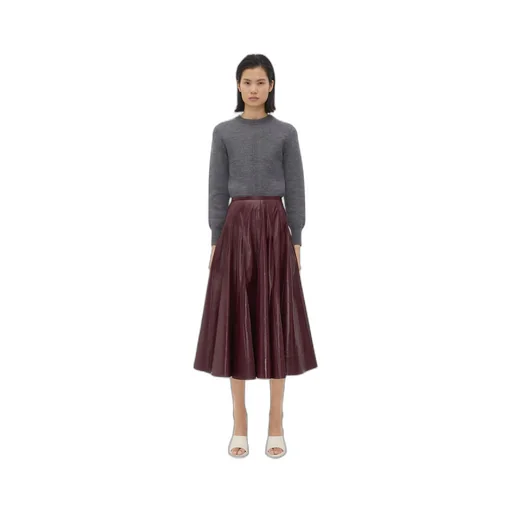 Shiny Leather Skirt