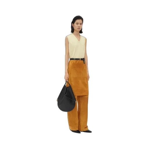 Suede Leather Trousers