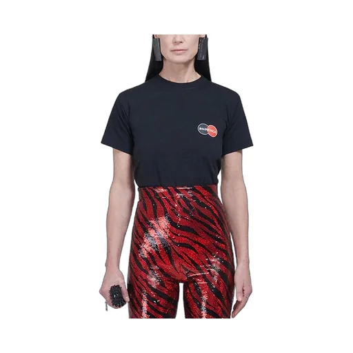 Uniform Logo Printing Retro Small Slim Fit T-Shirt