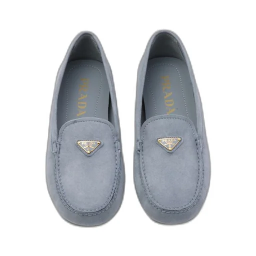 Suede driving loafers
