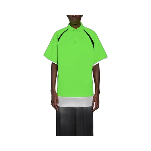 Unisex Embroidery Polo Shirt Green