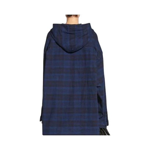 Check Overshirt Hoodie
