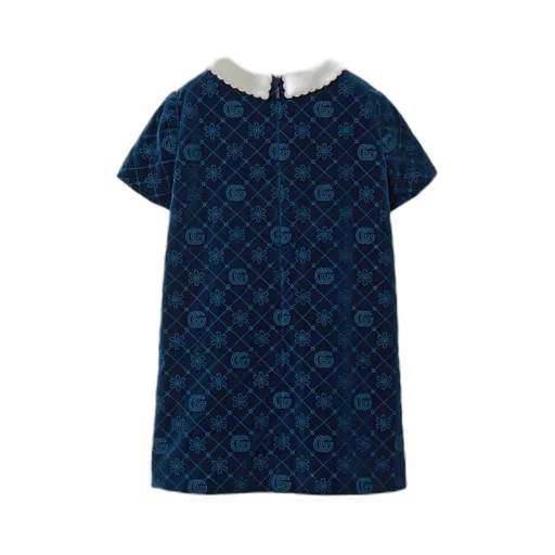 Children's cotton velvet dress