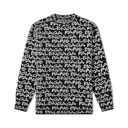 All Over Paris Intarsia Jumper