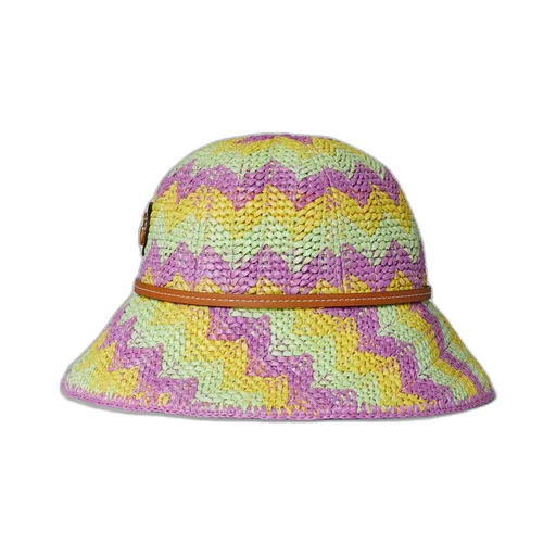 Chevron straw effect cloche