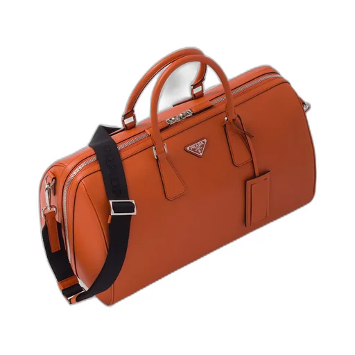 Saffiano leather travel bag