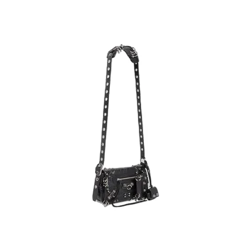 Le Cagole XS Flap Bag With Piercings