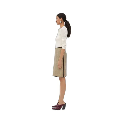 Prince Of Wales Wool Skirt