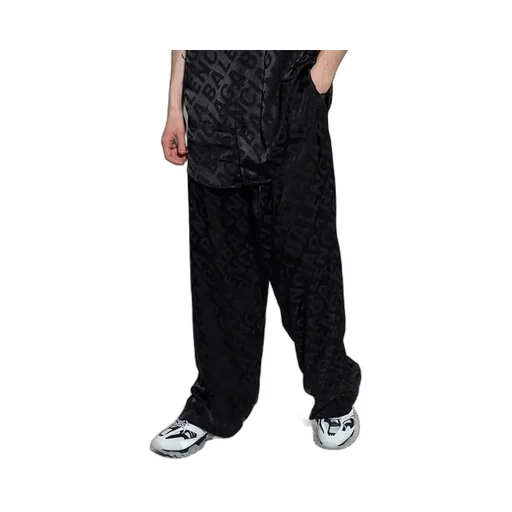 Logo Jacquard Trousers