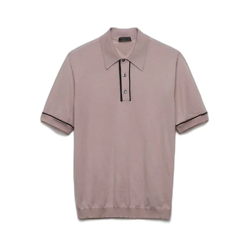 Wool polo shirt