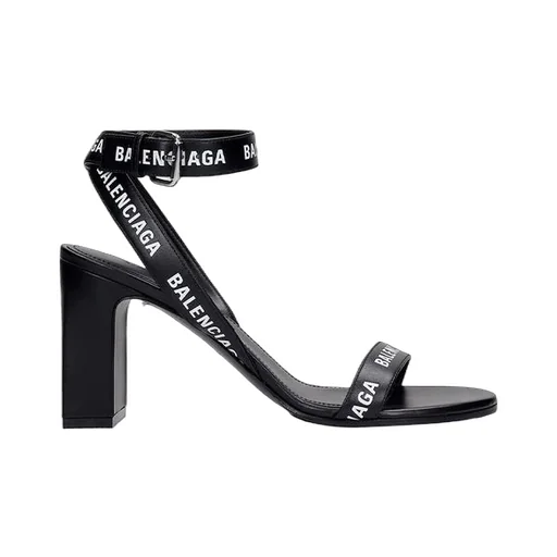 All Over Logo Sandal Heels