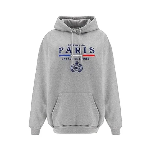 Paris Laurel Crown Logo Hoodie