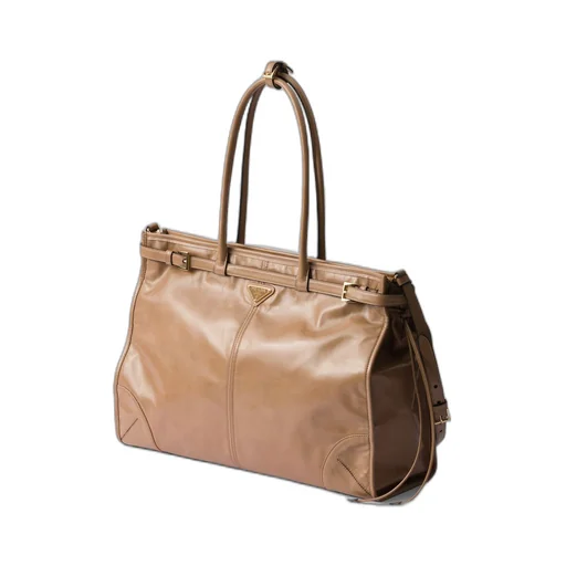 Large leather handbag