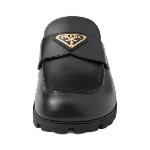 Leather mules