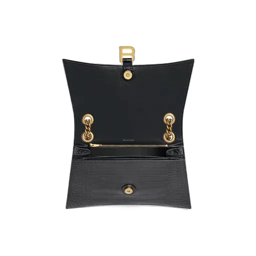 Crush Crocodile Medium Chain Bag